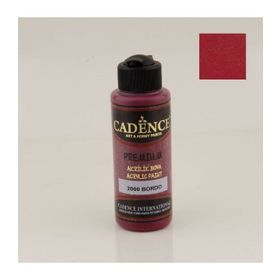 Cadence Bordo Su Bazlı 120 ml Ahşap Akrilik Boya