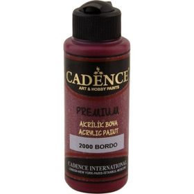 Cadence Bordo Su Bazlı 120 ml Ahşap Akrilik Boya