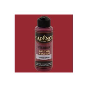 Cadence Bordo Su Bazlı 120 ml Ahşap Akrilik Boya