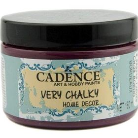 Cadence Bordo Very Chalky Home Decor Dekor 150ml Mobilya Boya