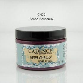 Cadence Bordo Very Chalky Home Decor Dekor 150ml Mobilya Boya
