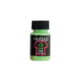 Cadence Boya Karanlıkta Parlayan Koyu Yeşil 50 ml Kumaş Boyası
