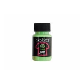 Cadence Boya Karanlıkta Parlayan Koyu Yeşil 50 ml Kumaş Boyası