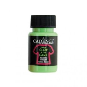 Cadence Boya Karanlıkta Parlayan Koyu Yeşil 50 ml Kumaş Boyası
