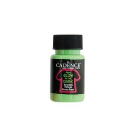 Cadence Boya Karanlıkta Parlayan Koyu Yeşil 50 ml Kumaş Boyası