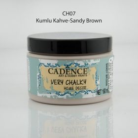 Cadence CH-07 150 ml Koyu Kahve Very Chalky Home Decor Mobilya Boyası