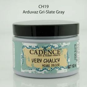 Cadence CH-19 150 ml Arduvaz Gri Very Chalky Home Decor Mobilya Boyası