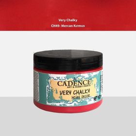 Cadence CH49 Mercan Kırmızı 150 ml Very Chalky Home Decor