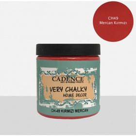 Cadence CH49 Mercan Kırmızı 500 ml Very Chalky Home Decor