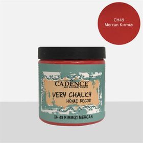 Cadence CH49 Mercan Kırmızı 500 ml Very Chalky Home Decor