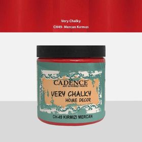 Cadence CH49 Mercan Kırmızı 500 ml Very Chalky Home Decor