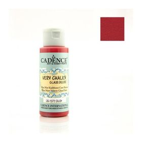 Cadence Çilek Kırmızı Very Chalky Enamel Cam 59ml Seramik Boya