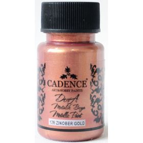 Cadence Dora 128 Zinober Gold 50 ml Metalik Boya