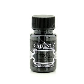 Cadence Dora 3131 Siyah 50 ml Metalik Cam Boyası