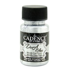 Cadence Dora 3132 Gümüş 50 ml Metalik Cam Boyası
