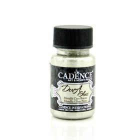 Cadence Dora 3137 Platin 50 ml Metalik Cam Boyası