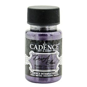 Cadence Dora 3139 Koyu Orkide 50 ml Metalik Cam Boyası