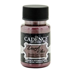 Cadence Dora 3157 Parlak Vişne Çürüğü 50 ml Metalik Cam Boyası