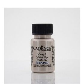 Cadence Dora 50 ml 184 Acı Kahve Metalik Ekstra Simli Parlak Örtücü Boya