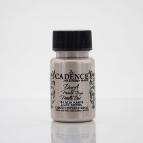 Cadence Dora 50 ml 184 Acı Kahve Metalik Ekstra Simli Parlak Örtücü Boya