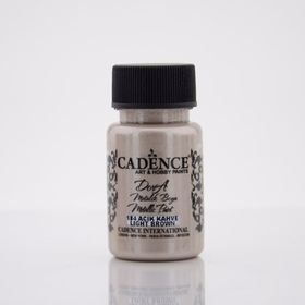 Cadence Dora 50 ml 184 Acı Kahve Metalik Ekstra Simli Parlak Örtücü Boya
