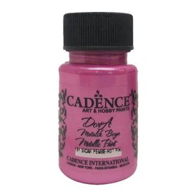 Cadence Dora 50 ml 191 Sıcak Pembe Metalik Boya