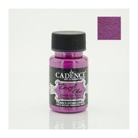 Cadence Dora Glass 50ml Fuşya Metalik Boya