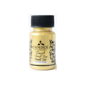 Cadence Dora Glass 50ml Gold Metalik Boya