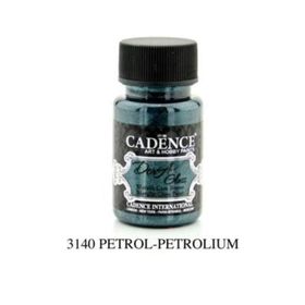 Cadence Dora Glass 50ml Petrol Metalik Boya
