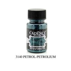 Cadence Dora Glass 50ml Petrol Metalik Boya