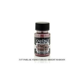Cadence Dora Glass 50ml Vişne Çürüğü Bordo Metalik Boya