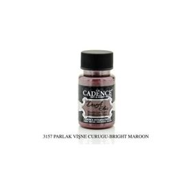 Cadence Dora Glass 50ml Vişne Çürüğü Bordo Metalik Boya