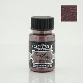 Cadence Dora Glass 50ml Vişne Çürüğü Bordo Metalik Boya