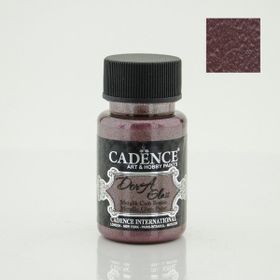 Cadence Dora Glass 50ml Vişne Çürüğü Bordo Metalik Boya