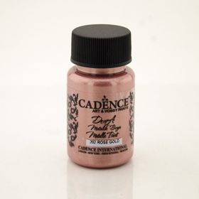 Cadence Dora Simli 202 Rose Gold 50 ml Metalik Boya