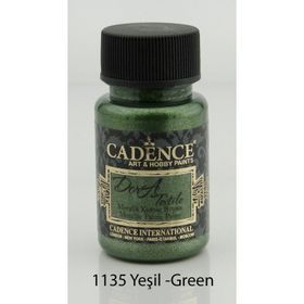 Cadence Dora Textile 1135 Yeşil 50 ml Metalik Kumaş Boyası