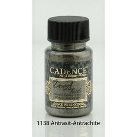 Cadence Dora Textile 1138 Antrasit 50 ml Metalik Kumaş Boyası