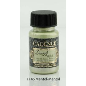 Cadence Dora Textile 1146 50 ml Mentol Metalik Kumaş Boyası