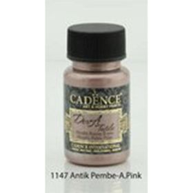 Cadence Dora Textile 1147 50 ml Antik Pembe Metalik Kumaş Boyası