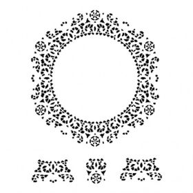 Cadence DS02 Dantel Serisi 25x35 Stencil