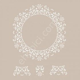 Cadence DS02 Dantel Serisi 25x35 Stencil