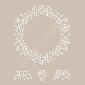 Cadence DS02 Dantel Serisi 25x35 Stencil