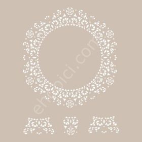 Cadence DS02 Dantel Serisi 25x35 Stencil