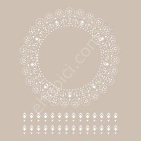 Cadence DS06 Dantel Serisi 25x35 Stencil