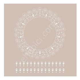 Cadence DS06 Dantel Serisi 25x35 Stencil