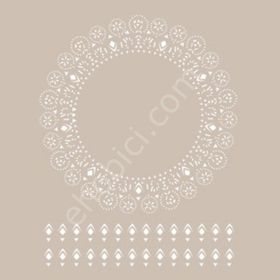 Cadence DS06 Dantel Serisi 25x35 Stencil