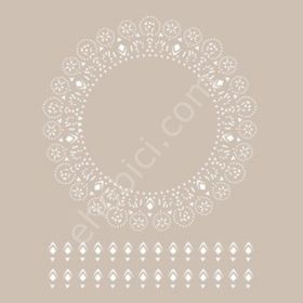 Cadence DS06 Dantel Serisi 25x35 Stencil