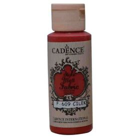 Cadence F-609 Çilek 59 ml Kumaş Boyası