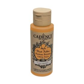 Cadence F-633 Turuncu 59 ml Style Matt Kumaş Boya