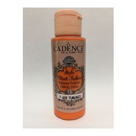 Cadence F-633 Turuncu Style Matt Fabric Kumaş Boyası
